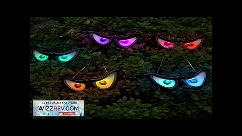 WATERGLIDE Halloween Flashing Spooky Eyes Lights 5 Pairs Battery Operated Light Review