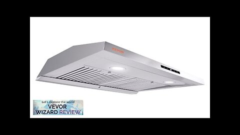 VEVOR Under Cabinet Range Hood Dual Motors Ductless Kitchen Stove Vent Stainless Review