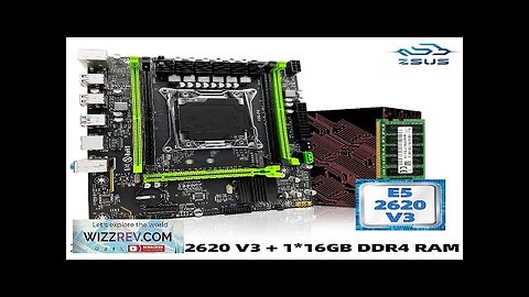 ZSUS X99 P4 Motherboard Set Kit With Intel LGA2011-3 Xeon E5 2620 Review