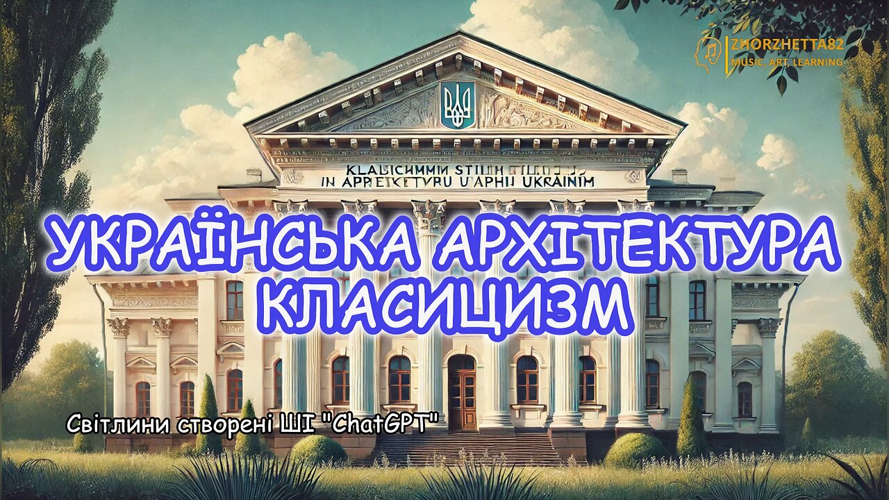 Палацові і паркові ансамблі у стилі класицизм. Еклектика оперних театрів Київ, Одеса, Львів#MusicArt