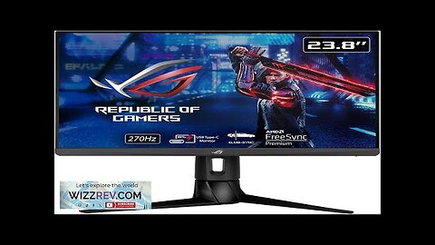 ASUS ROG Strix 23.8” 1080P HDR Gaming Monitor (XG249CM) Full HD Review