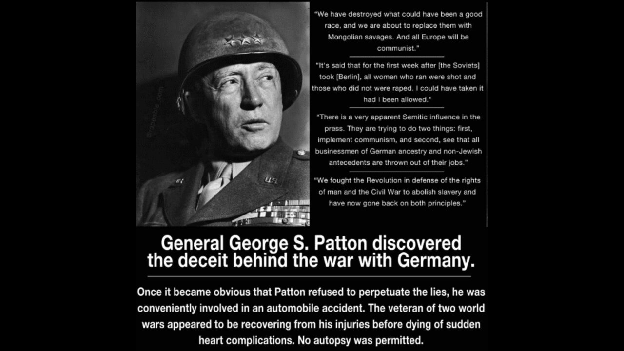 General Patton We Defeated the Wrong Enemy