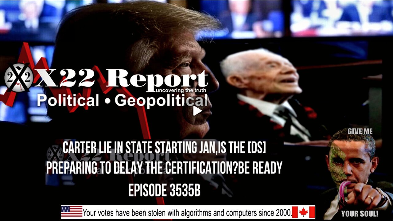 Ep 3535b -Carter Lie In State Starting Jan,Is The [DS] Preparing To Delay The Certification?Be Ready