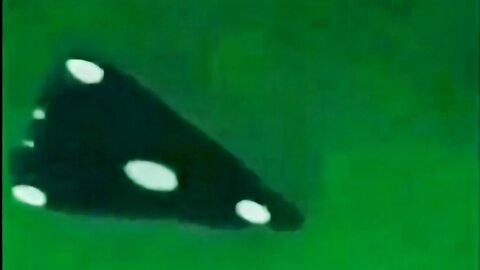 TR-3B Captured on Night Vision (stabilized)