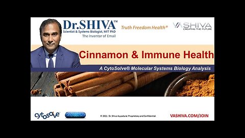 Dr.SHIVA™: Cinnamon on Immune Health @CytoSolve® Systems Analysis(7/20)