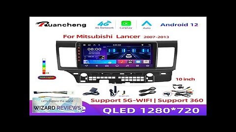 2din Android 12 Carplay Car Radio for Mitsubishi Lancer 10 CY 2007 Review