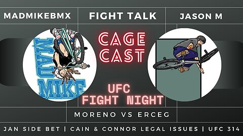 Fight Talk and Predictions | Moreno vs Erceg | UFC 314 | Cain & Conor Legal Issues