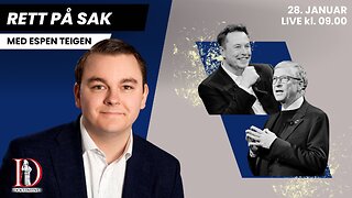 Bill Gates vs. Elon Musk: Hykleri og sensur | Rett på sak 28. januar