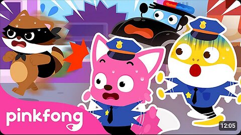 Veo Veo! Police Car More and More _ Catch the Thieves _ Car Video _ Pinkfong Car Story for Kids