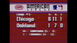 May 21, 1983 - Highlights of White Sox - A's Doubleheader