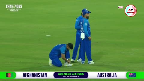 LIVE | AFG vs AUS | Match No.10 | ICC Champions Trophy 2025 Pakistan | 2nd innings