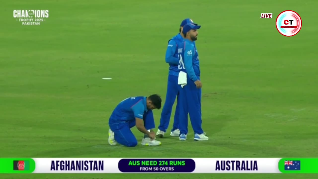 LIVE | AFG vs AUS | Match No.10 | ICC Champions Trophy 2025 Pakistan | 2nd innings