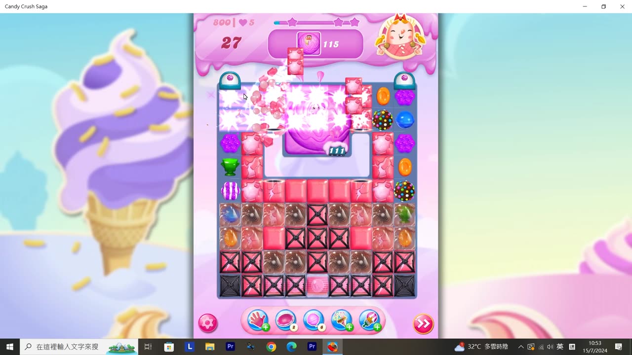 Candy Crush Saga Record (Level 800)