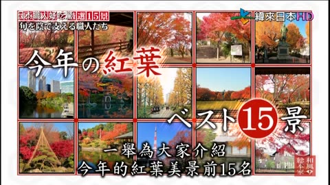 日本職人好吃驚-12代-支持東京紅葉美景的職人