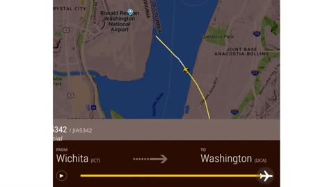 CRAZY! UNSEEN ANGLE OF DC PLANE CRASH INTO THE PATOMAC, FLIGHT RADAR PATH AUDIO