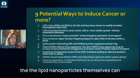 Dr. Lindsay: LNPs Cause Cancer Spread via Endothelial Leakiness