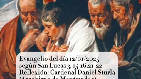 Evangelio del día 12/01/2025 según San Lucas 3, 15-16.21-22 - Cardenal Daniel Sturla