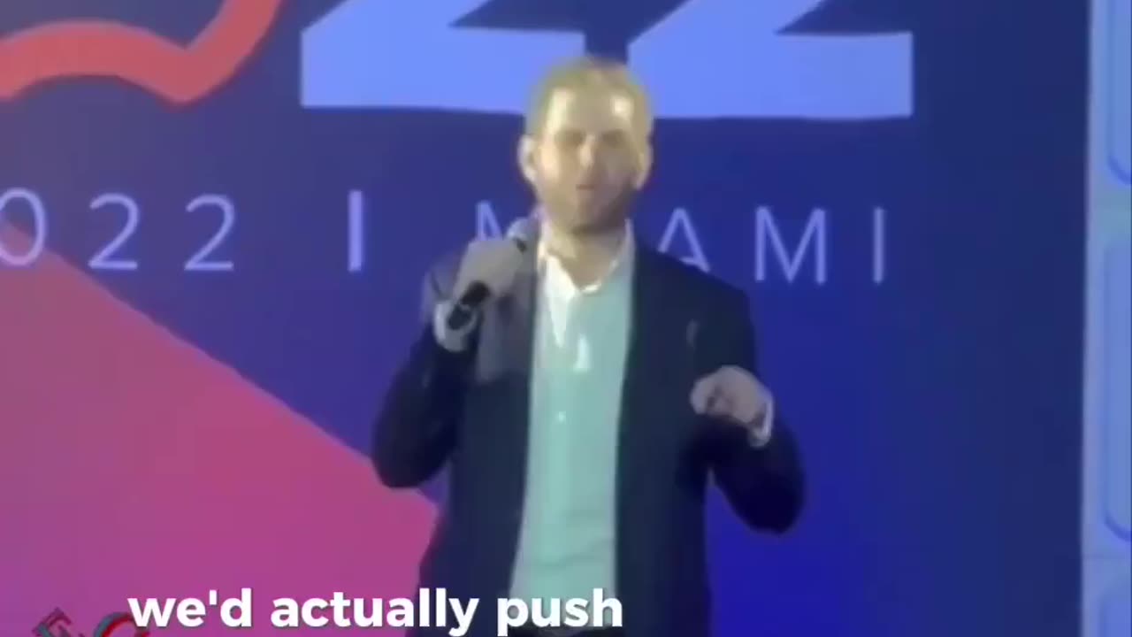 Eric Trump "I'm half Jewish, I'm a shabbos goy".