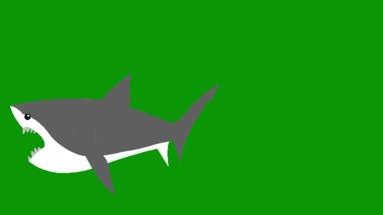 green baby shark sing and dance