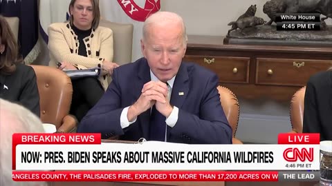 Biden Can’t Even Read a Phone Number From a Script in Front of Him During CA Wildfire Briefing