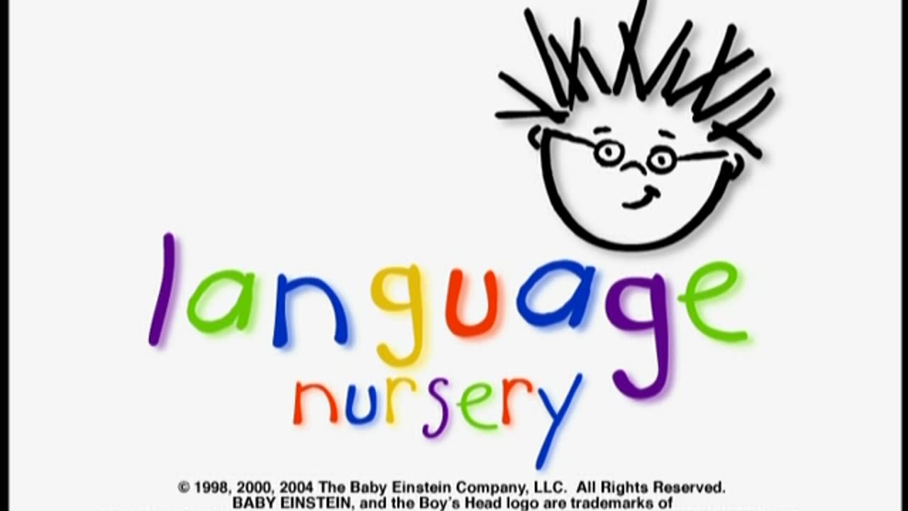 Baby Einstein - Language Nursery (Late-2004 DVD)