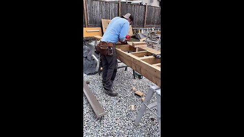 Crew got creative making hot tub maintenance easy while keeping the look clean.