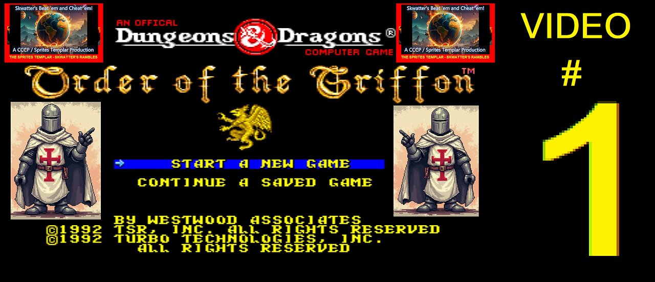 A.D.&.D - ORDER OF THE GRIFFON - TG-16 - Skwatter's BEACE - 1