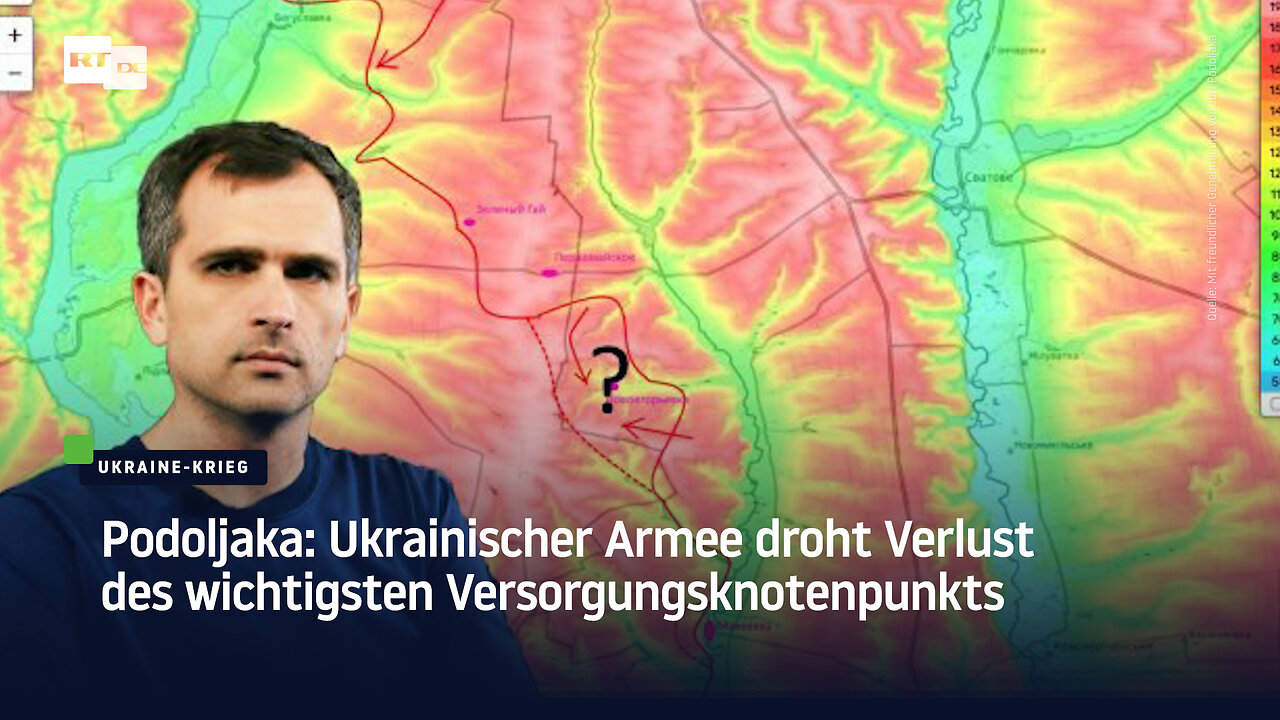 Podoljaka: Ukrainischer Armee droht Verlust des wichtigsten Versorgungsknotenpunkts