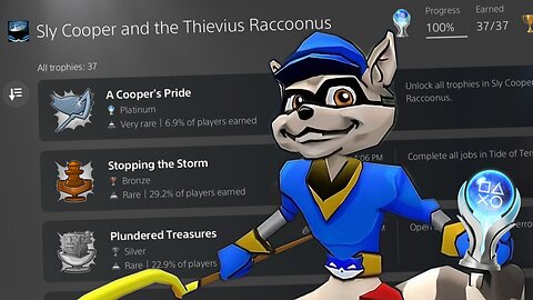 Got My First Platinum Trophy EVER Playing Sly Cooper in 2025 While Waiting For Sly 5!!!