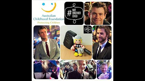 CHRIS HEMSWORTH signed THOR hammer donated to AUSTRALIAN CHILDHOOD FOUNDATION charity 10/2/16