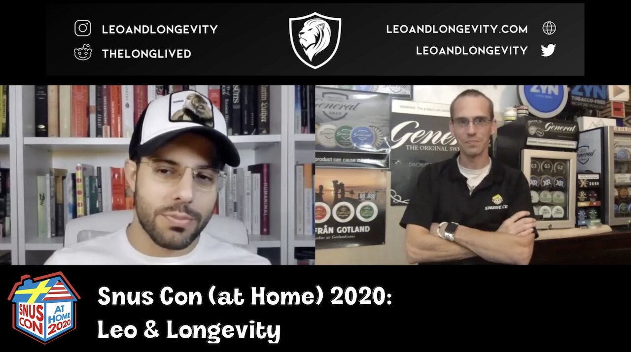 Snus Con 2020 (Snus Con@Home): Leo & Longevity