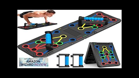 Solid Push Up Board Home Workout Equipment Multi-Functional Pushup Stands System Fitness Review