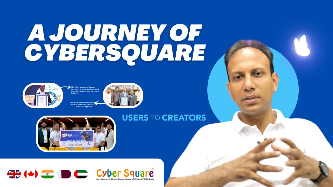 A journey of cybersquare - From users of digital technology to creators | Didac india 2024