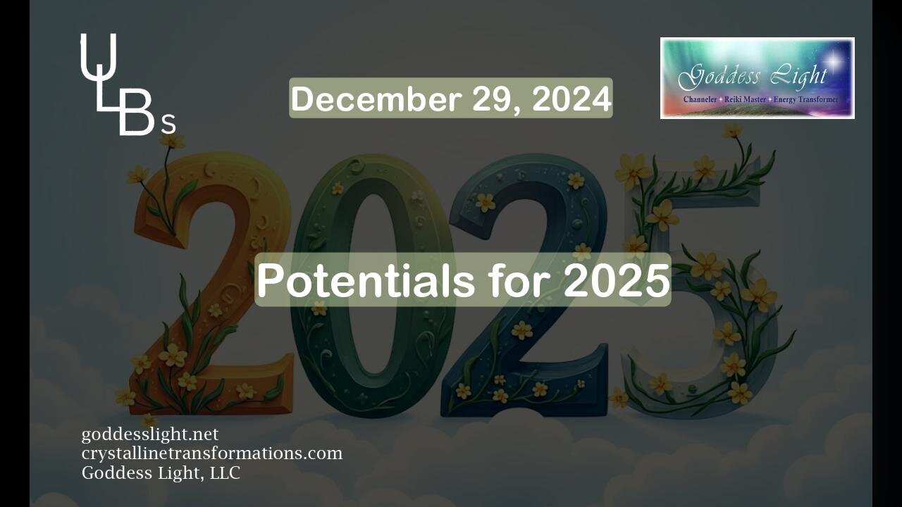 Potentials for 2025 (12-29-24)