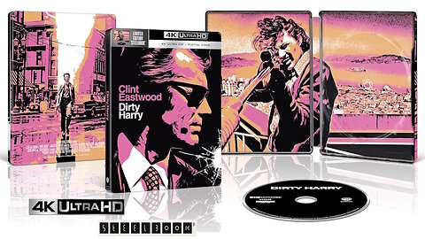 Dirty Harry [4K UHD Limited Edition SteelBook & Standard Edition] Clint Eastwood