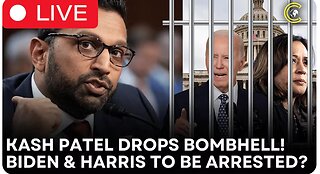 LIVE | Trump’s FBI Pick Kash Patel Drops Bombshell – Arrests of Biden & Harris Possible |