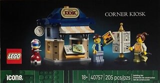 Unboxing & Building Lego 40757 Corner Kiosk