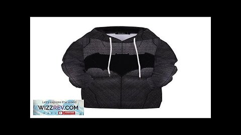 Batman VS Superman Batman Costume Armor Badass Kids Hoodie Review