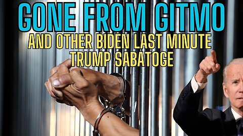 Last Minute Biden MARLARKEY Waiting On Trump To Take Office! Terrorist Set Free - Other Shenanigans