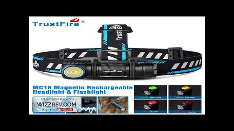 Trustfire Mc18 Headlamp Led Xp-Lhi 18650 Magnetic 2a Usb Rechargeable Head Lamp Review