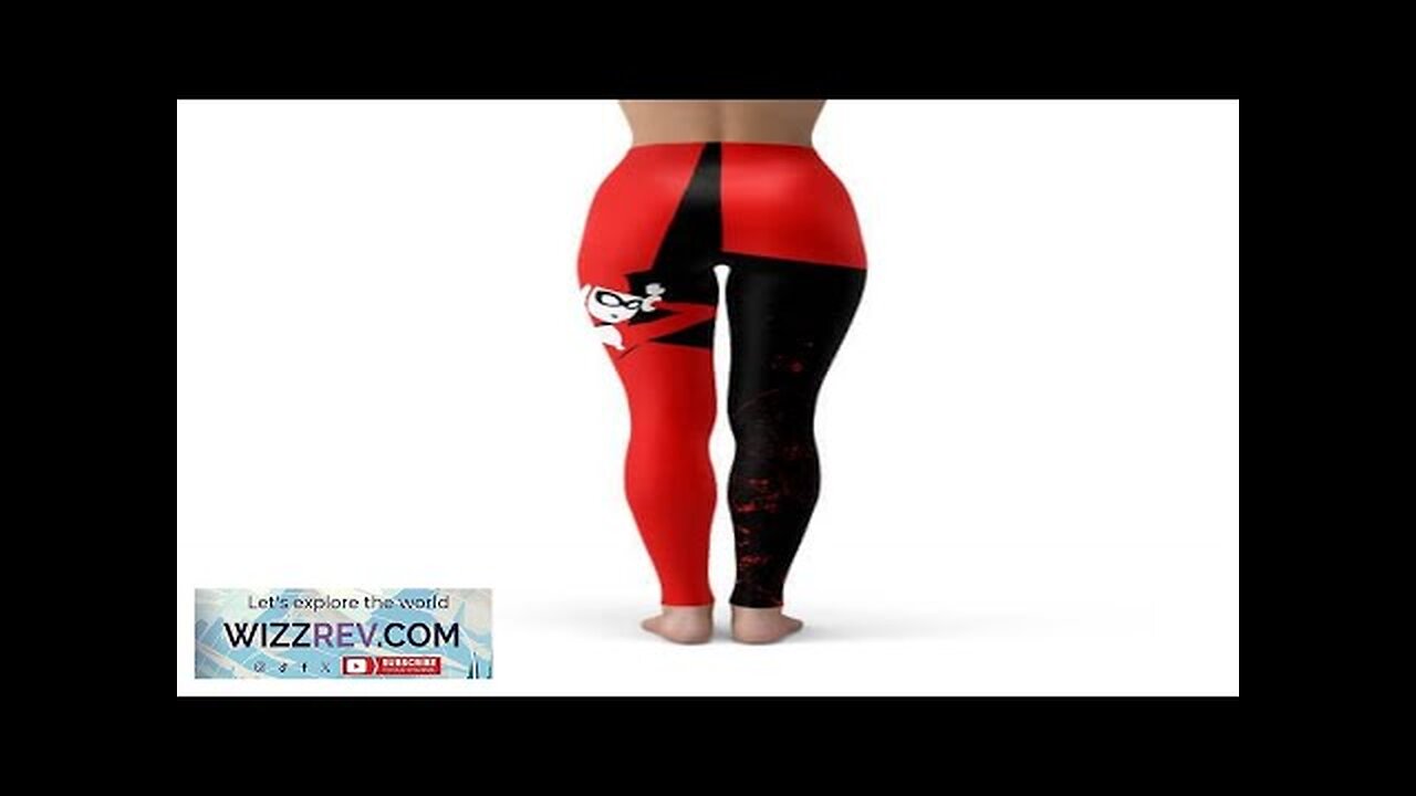 Harley Quinn Silhouette Design Workout Pants Review