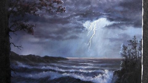 Paint with Kevin - Lightning Storm