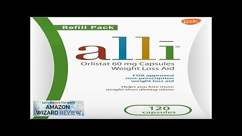 Alli Weight Loss Diet Pills Orlistat 60 mg Capsules Non Prescription Review