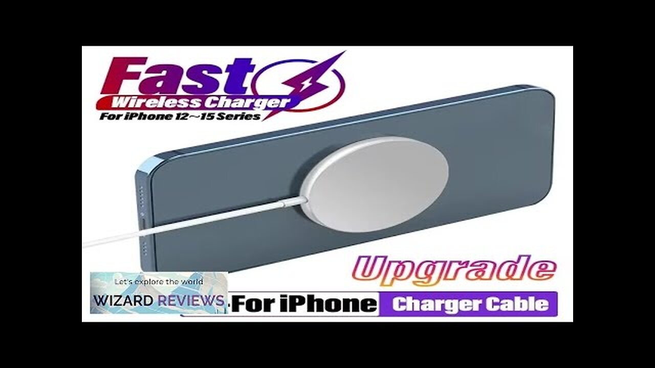 20W Fast Magnetic Wireless Charger Pad Stand For iPhone 15 14 13 Review