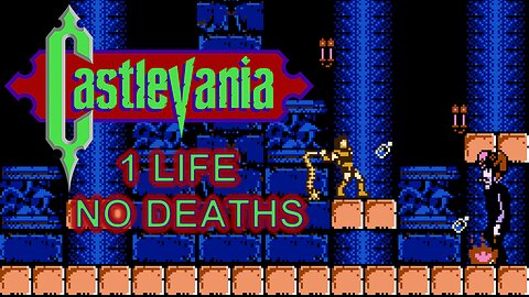 Castlevania (Nintendo Entertainment System) Full playthrough - 1 Life (4k 60fps)