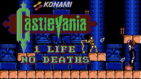 Castlevania (Nintendo Entertainment System) Longplay - 1 Life (4k 60fps)