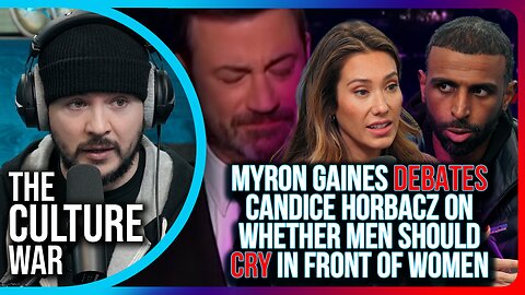 Myron Gaines DEBATES Candice Horbacz On Whether Men Should CRY In Front Of Women