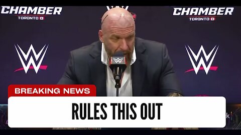 Triple H Just Shut Down This Idea