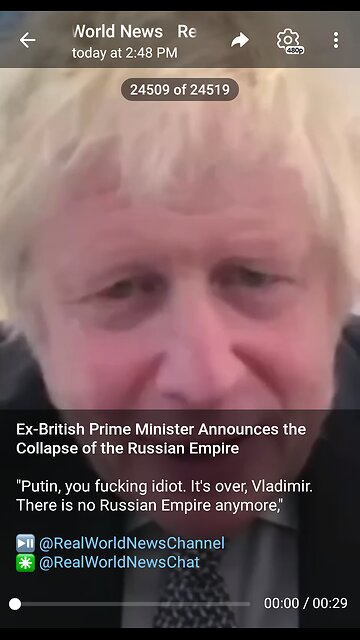 News Shorts: Ex UK Prime Minister Boris versus Russia