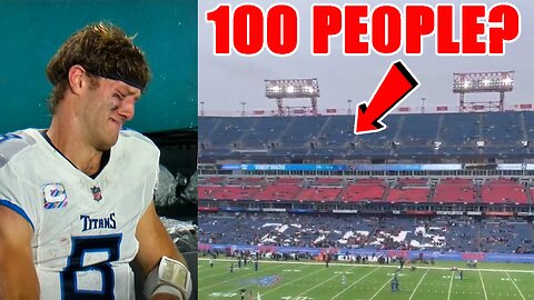 Tennessee Titans EMBARRASS the NFL with the WORST fan attendance you will ever see!